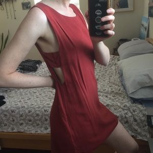 Urban Outfitters Copper Side Slit Summer Dress